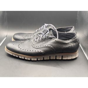 Cole Haan Zero Grand OS Wingtip Oxfords Black/Gray Men's Size 11M